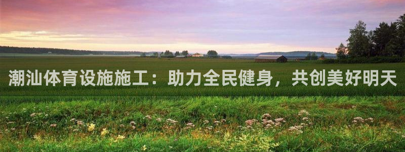 意昂体育4平台注册要钱吗安全吗：潮汕体育设施施工：助