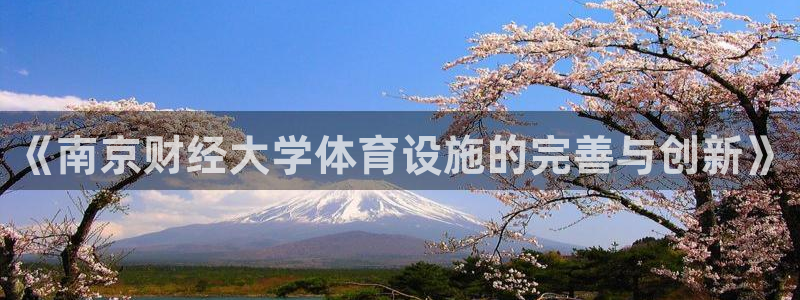 意昂体育4平台注册流程视频：《南京财经大学体育设施的