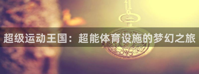 意昂体育4招商电话是多少：超级运动王国：超能体育设施