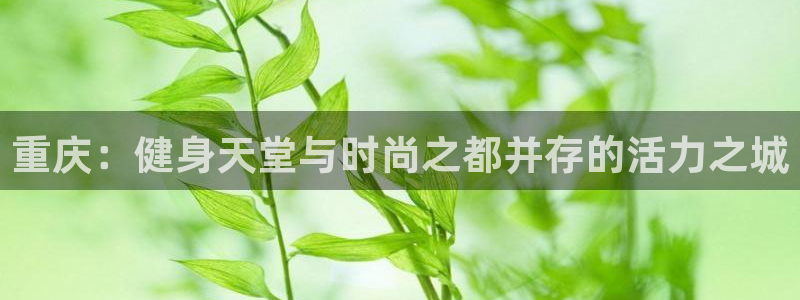 意昂4集团logo：重庆：健身天堂与时尚之都并存的活力之城