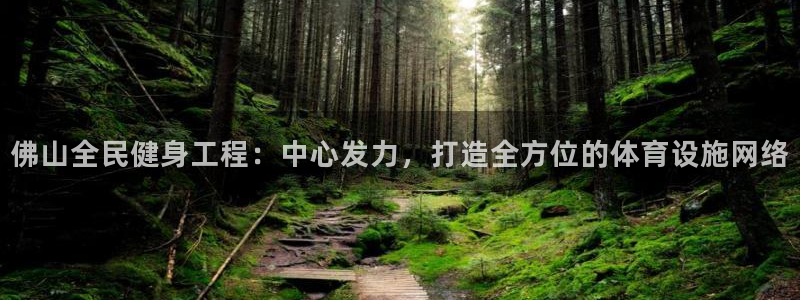意昂4官网：佛山全民健身工程：中心发力，打造全方位的